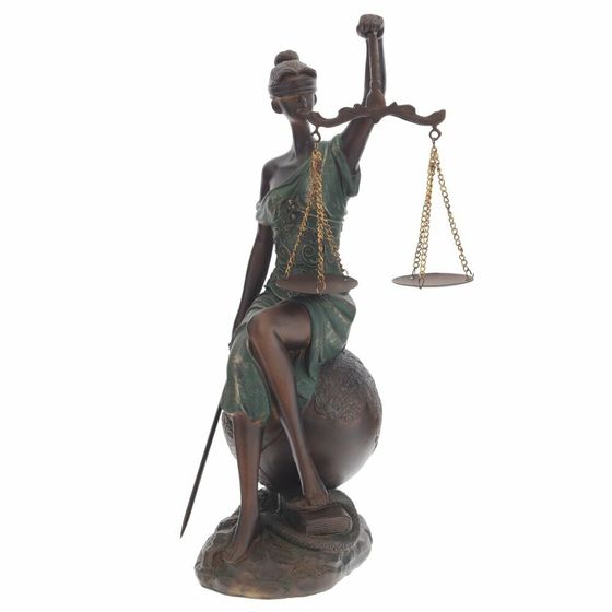 Фигурка декоративная &quot;Фемида&quot;, Д17 Ш16 В34 см
