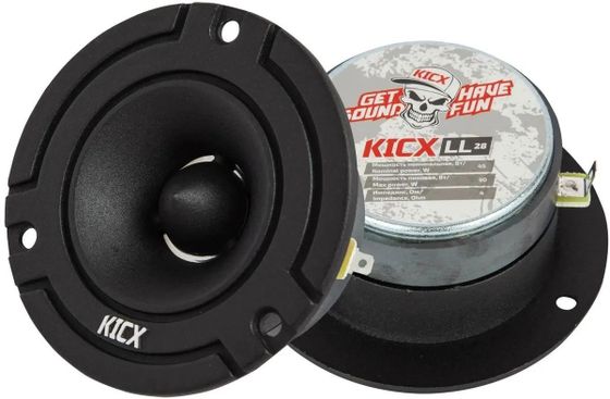 Колонки автомобильные Kicx LL 38 1&quot; (2.5см) 90Вт 104дБ 4Ом (ком.:1кол.)