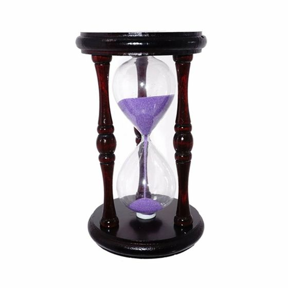 Часы песочные (1 мин. 20 сек.), Д10 Ш10 В17 см, 4в.