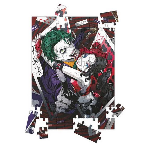 SD TOYS Joker And Harley Quinn Manga Dc Universe Puzzle 100 pieces