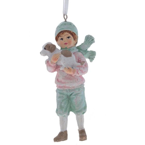 Изделие декоративное подвесное "Девочка/Mальчик", L5 W3 H11 см, 4в.