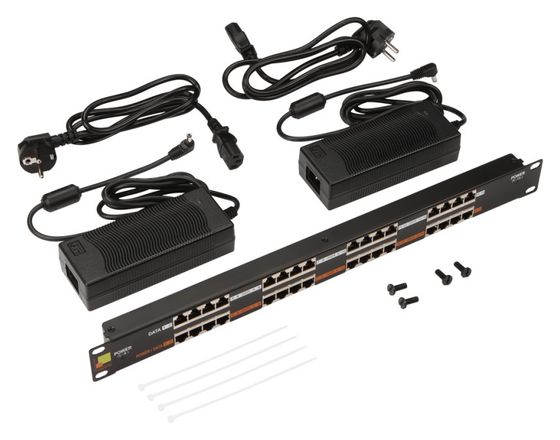 Патч-панель Lanmaster POE LAN-PP16-POE/A2 19&quot; 1U 16xRJ45 кат.5e
