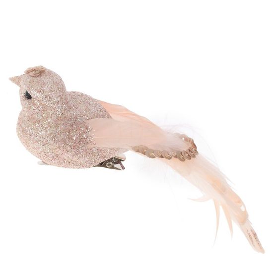 Изделие декоративное &quot;Птичка&quot;, L11 W4 H4 см, 6в.