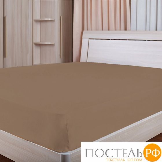 114911504-сг06 Простыня Primavelle 150х260 сатин шоколад