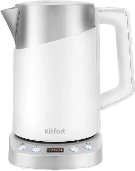 Чайник электрический Kitfort КТ-660-1 1.7л. 2200Вт белый
