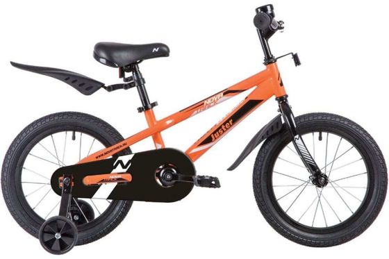 Велосипед Novatrack Juster 16&quot; оранжевый (165JUSTER.OR23)