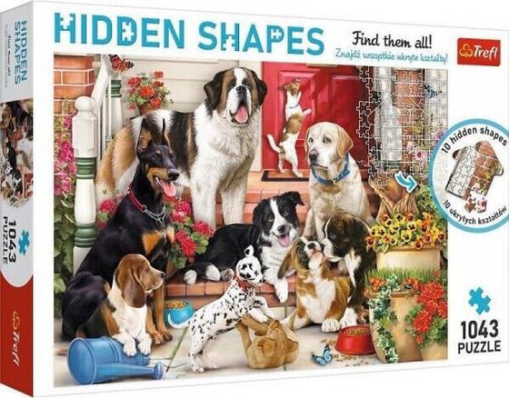 Trefl Puzzle 1000 шт. Собачье веселье 10675 Trefl