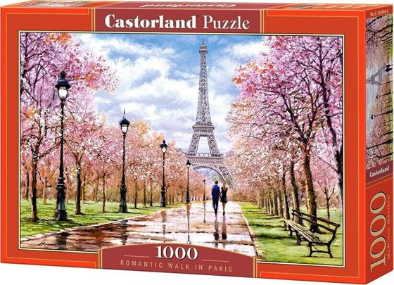 Castorland Puzzle Romantic Walk in Paris 1000 elementów