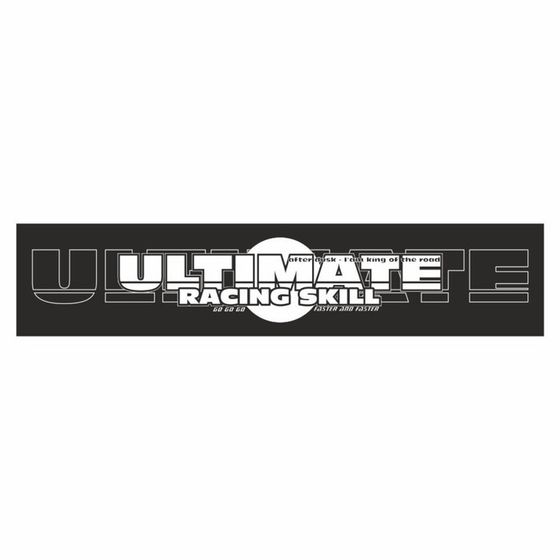 Полоса на лобовое стекло &quot;ULTIMATE&quot;, черная, 1220 х 270 мм