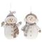 Фигурка декоративная подвесная &quot;Снеговик&quot;, L7 W3,5 H9 см, 2в.