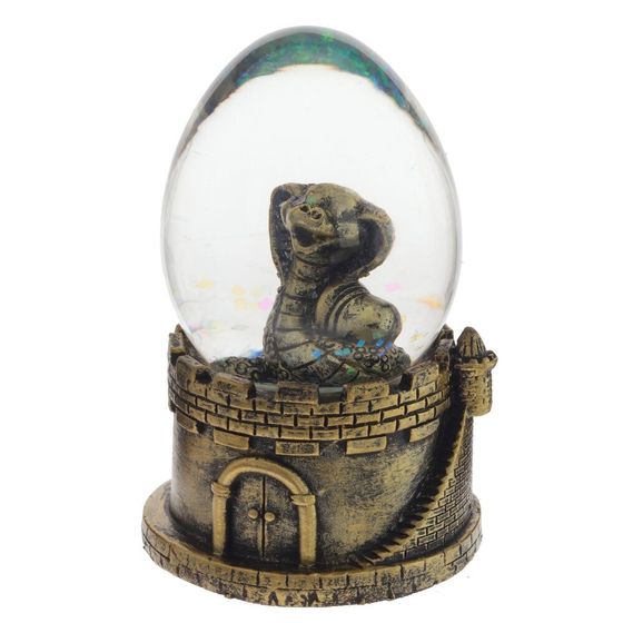 Фигурка декоративная в стекл шаре &quot;Змея&quot;, D4.5 см, L4,5 W4,5 H7,5 см, 4в.