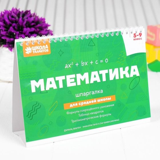 Настольные шпаргалки &quot;Математика 5-9 класс&quot;