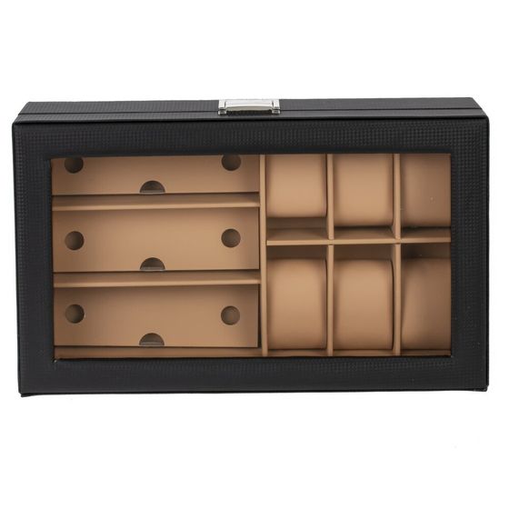 Шкатулка для часов и очков, Д35,5 Ш21,5 В9 см