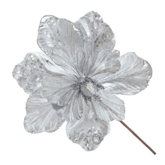 Цветок искусственный &quot;Магнолия&quot;, L18 W18 H30 см