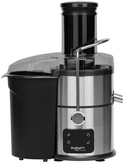Соковыжималка центробежная Scarlett SC-JE50S62 1600Вт серебристый/черный