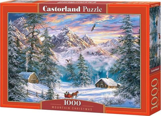 Castorland Puzzle 1000 elementów Zima w górach