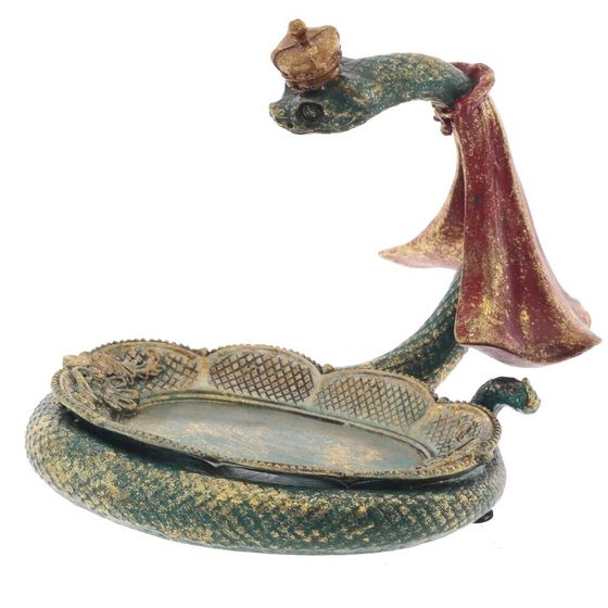 Блюдо декоративное &quot;Змея&quot;, L15 W17 H13 см, 2в.