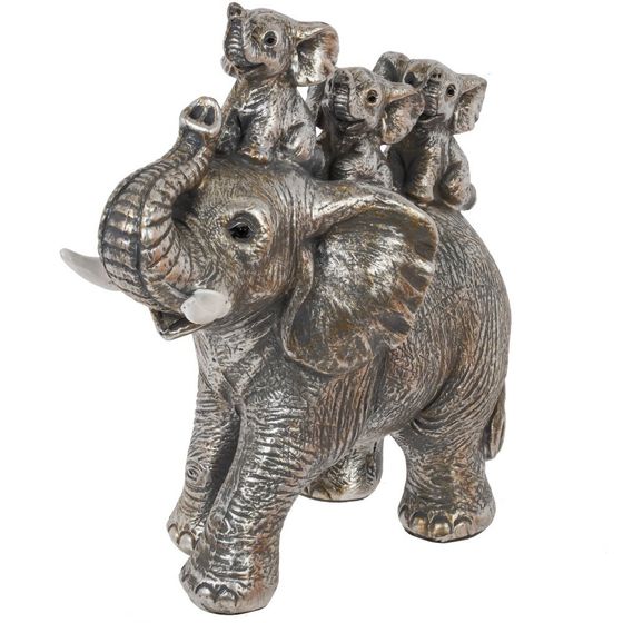 Фигурка декоративная "Слоны", L16 W8 H16 см