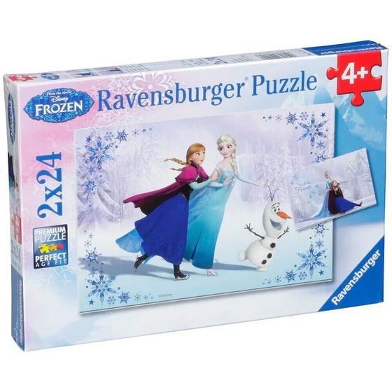 RAVENSBURGER Sisters Always 2x24 Pieces Disney Frozen Puzzle