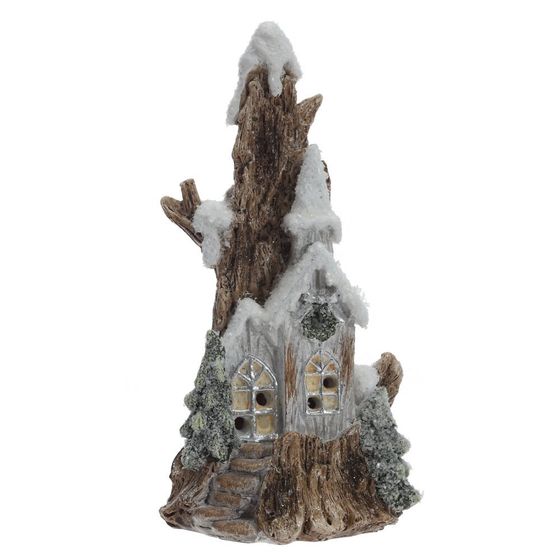 Фигурка декоративная &quot;Домик&quot; с подсветкой  (LR44x2,прилаг), L, L8 W7 H16 см, 2в.