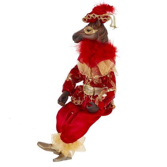 Игрушка набивная подвес "Лошадь", L13 W10 H37/22 см