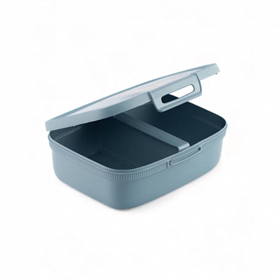Контейнер пищевой SNAP BOX серый 1.8л прямоугольный