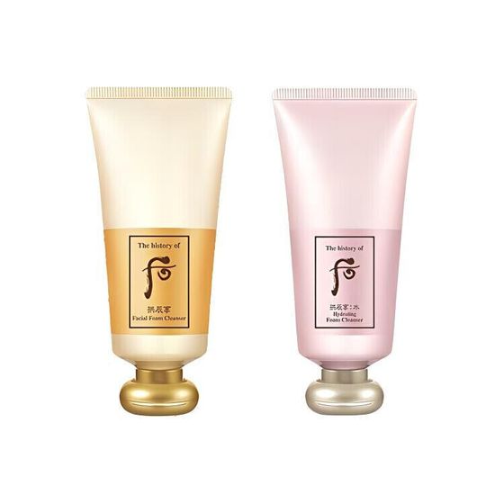 The History Of Whoo Cupid&#39;s Foam Cleanser Skincare Sets Hydrating Repairing Hydrating Exfoliating Cleaning 180ml+180ml