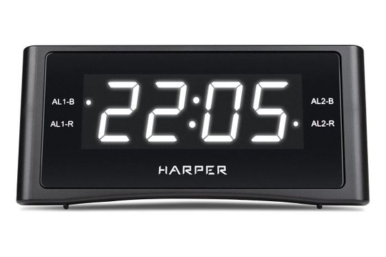 Радиобудильник Harper HCLK-1007 черный