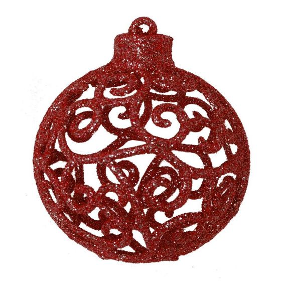 Набор из 3шт, Украшение новогоднее Шар &quot;Трио фэнтези&quot;, D8 см, L8 W8 H24 см