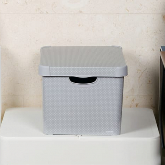 Ящик для хранения СТОКГОЛЬМ L белая