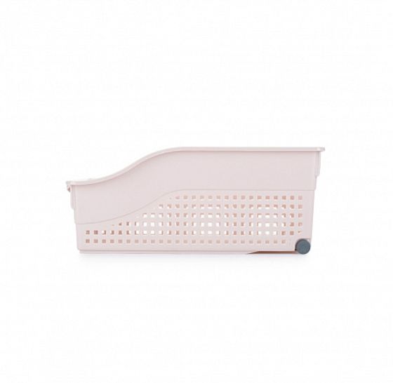 Контейнер Лофт на колесах широкий 305х210х125мм пудра