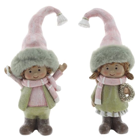 Фигурка декоративная &quot;Дети&quot;,  L6 W5 H13 см, 2в.