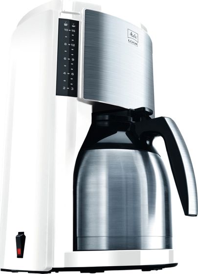 Ekspres przelewowy Melitta Melitta Look Therm Selection M661 Kaffeemaschine weiß