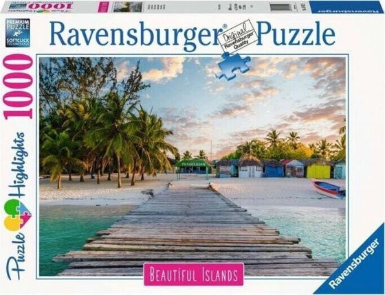 Ravensburger Ravensburger Polska Пазл 1000 деталей Мальдивы