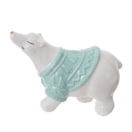 Фигурка декоративная &quot;Белый медведь&quot;, L10,5 W5 H7 см