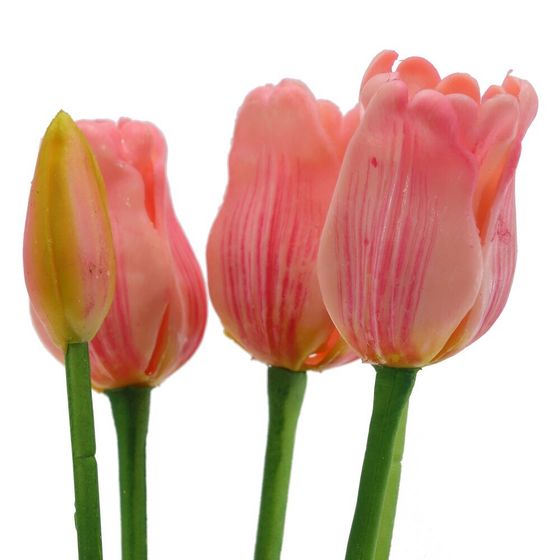 Цветы искусственные &quot;Букет Тюльпанов&quot; (Real Touch), L9 W9 H44 см