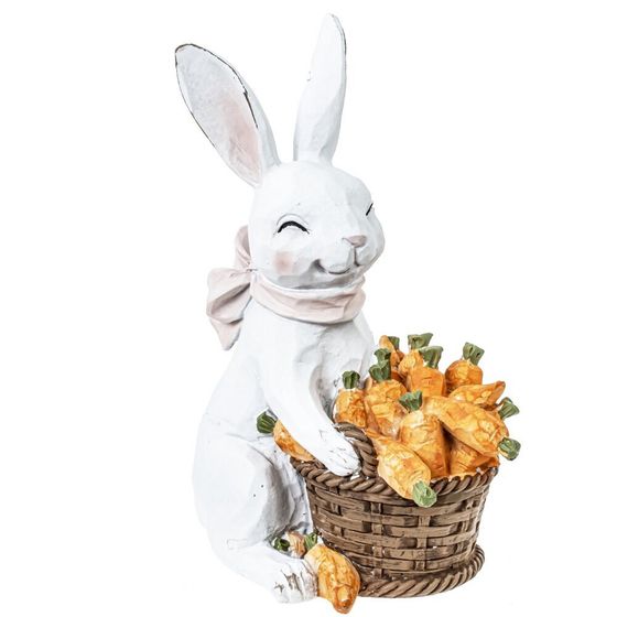 Фигурка декоративная "Заяц", L12 W16 H23 см
