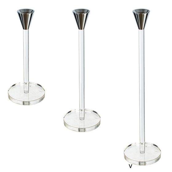 Подсвечник, L8 W8 H32 см