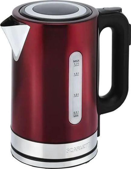 Чайник электрический Scarlett SC-EK21S78 1,7л 2200Вт бордовый