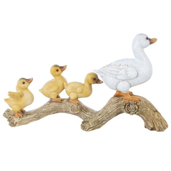 Фигурка декоративная &quot;Утка с утятами&quot;, L24 W7 H13,5 см