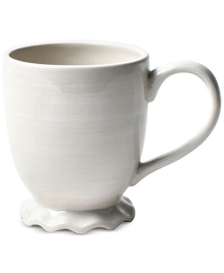 by Laura Johnson Signature Ruffle White Mug