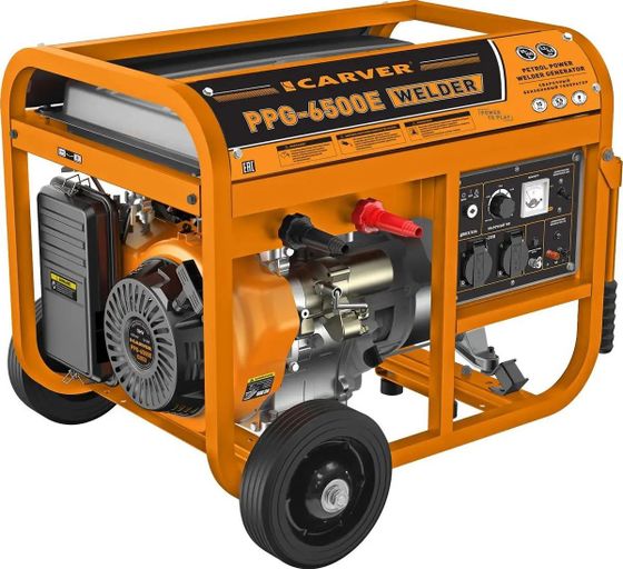 Генератор бензиновый сварчный Carver PPG-6500E WELDER 5.5кВт (01.020.00039)