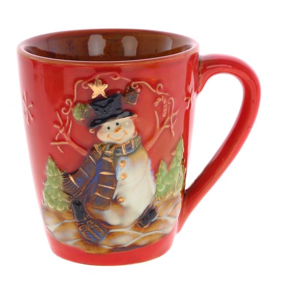 Кружка, L13 W9,5 H11,5 см, 450 мл, 4в. ( в подарочной упаковке)