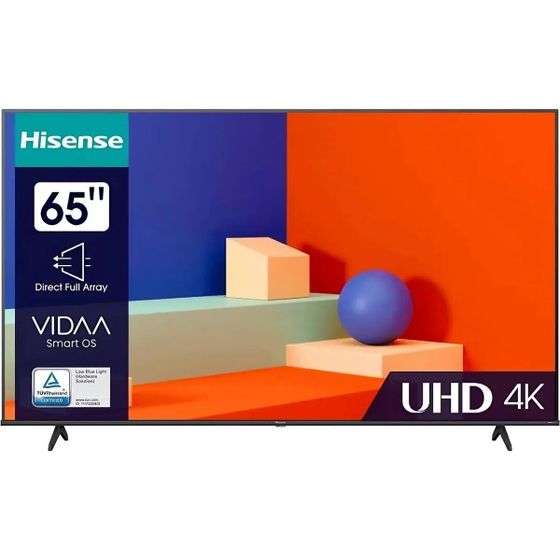 Телевизор LED 65&quot; Hisense 65A6K черный 4K Ultra HD Smart TV VIDAA