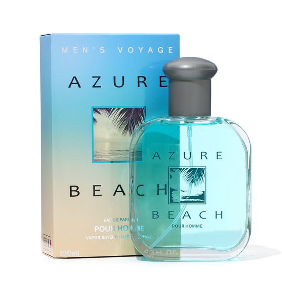 Парфюмерная вода мужская Men&#39;s Voyage Azure Beach, 100 мл (по мотивам Azzaro Chrome (Azzaro)