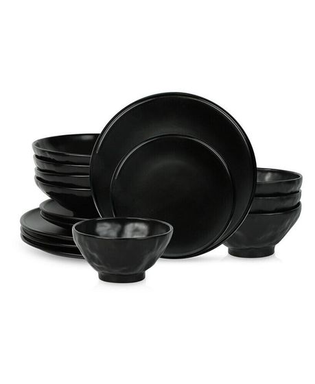 NENDO Stoneware 16 Pc. Dinnerware Set, Service for 4