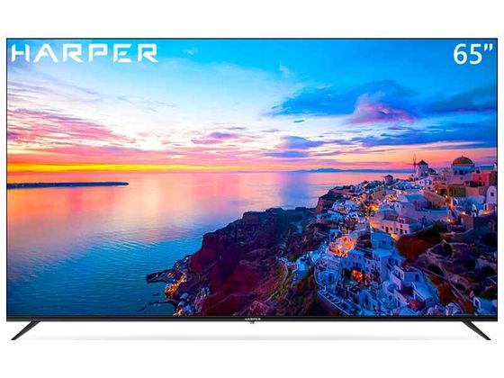 Телевизор LED 65&quot; Harper 65U661TS черный SMART AndroidTV