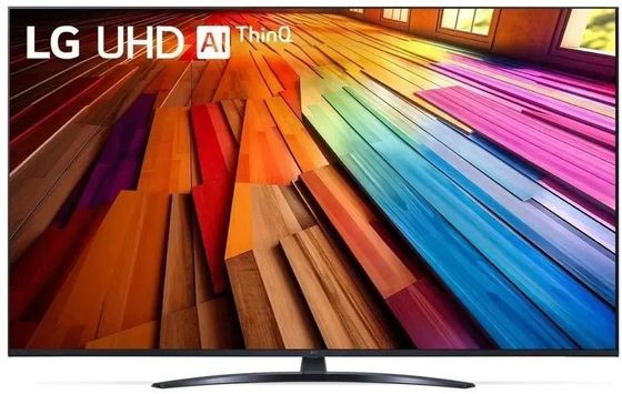 Телевизор LED 55&quot; LG 55UT81006LA.ARUG черный 4К Smart TV безрамочный