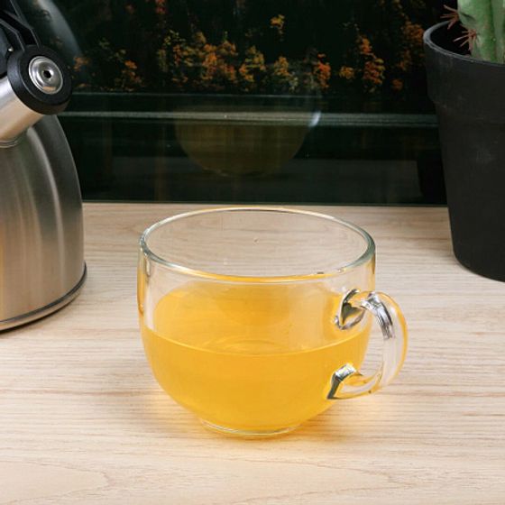 Кружка ДЖАМБО (бульонница) прозрачная 500мл