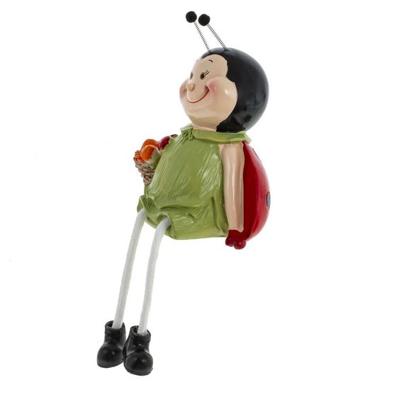 Набор из 2-х фигурок декоративных "Божья коровка", L10 W7 H14 см